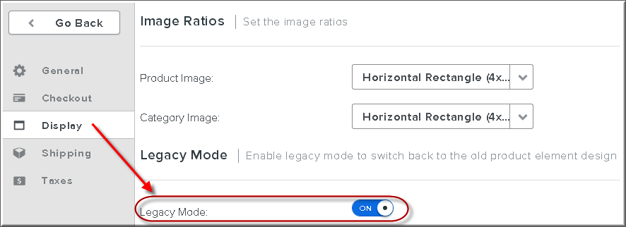 为 Weebly 产品元素启用旧模式