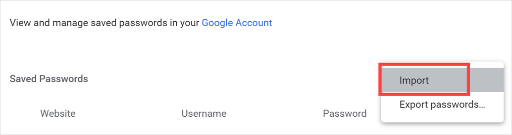 已启用导入选项
