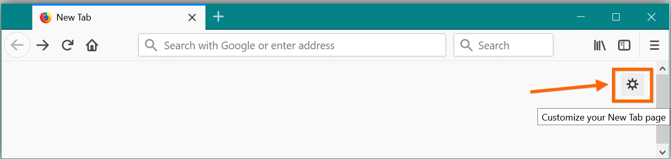 在 Firefox 中自定义新标签页