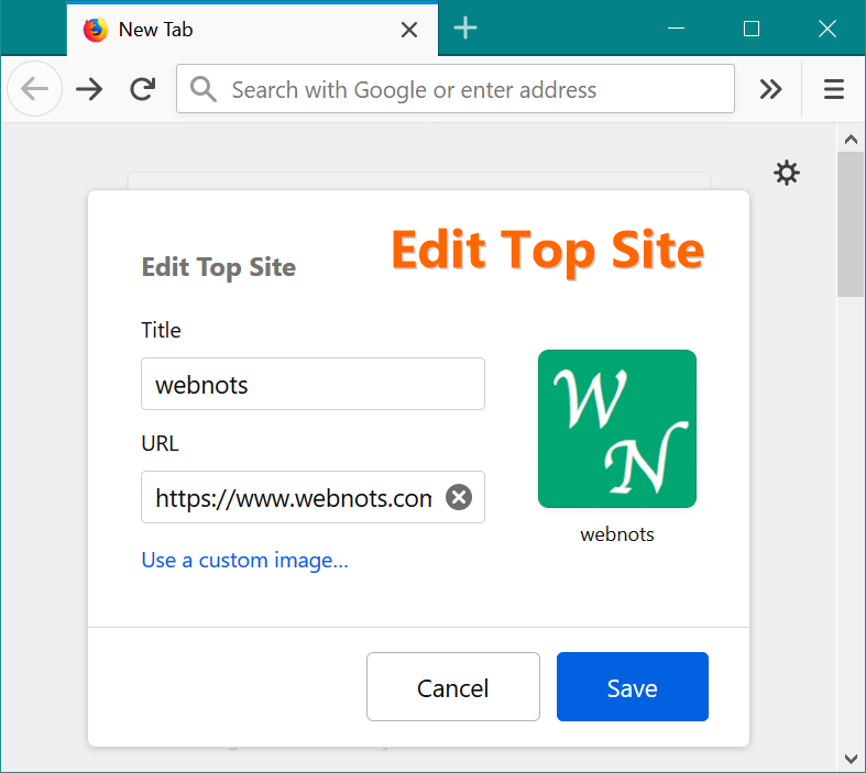编辑单个站点的详细信息