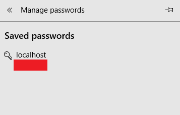 查看保存的密码