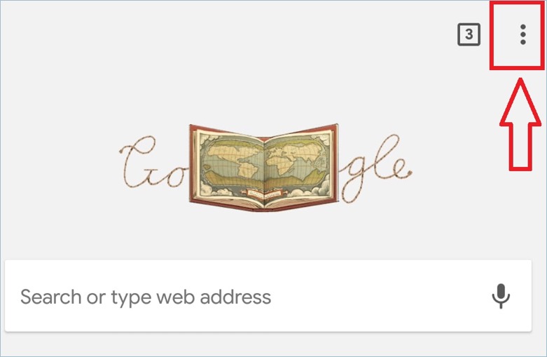 转到 Chrome 应用程序中的选项