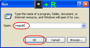 在 Windows 中打开注册表编辑器