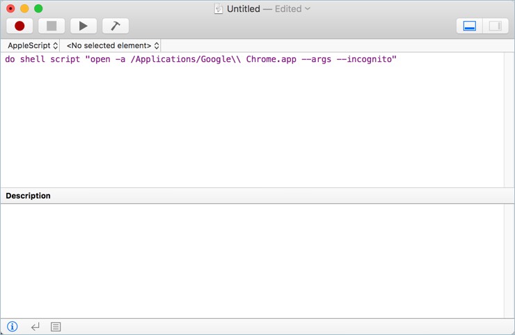 从 Apple ScriptEditor 创建应用程序