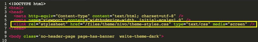 在标题类型中插入 CSS