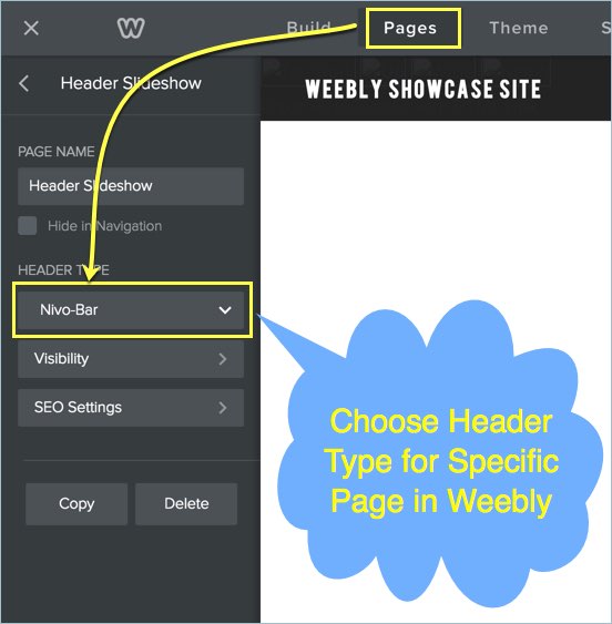 为特定页面选择标题类型