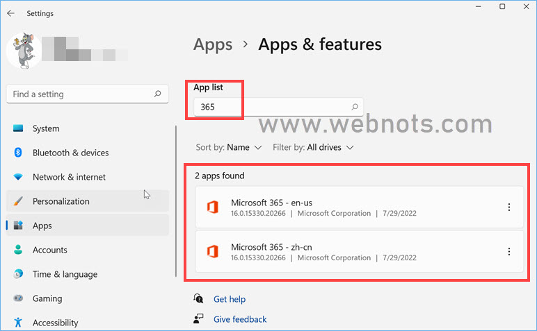 从安装应用程序包中查找 Office 产品详细信息