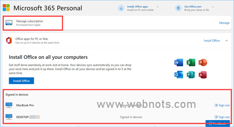 查看已安装的设备