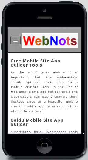 Weebly 移动网站调整