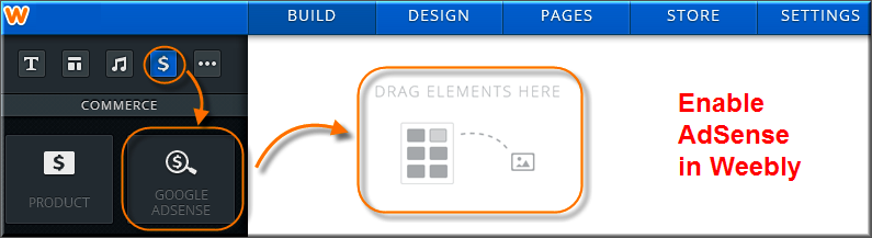 在 Weebly 网站中应用 AdSense