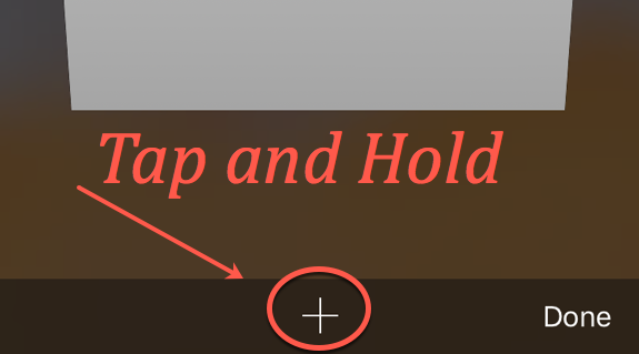 点击并长按可在 iOS Safari 中打开最近关闭的 Tans