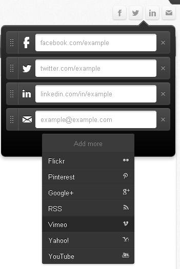 在 Weebly 中完成社交元素