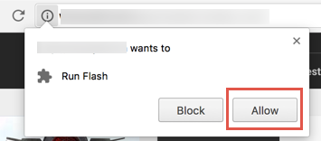 允许特定网站在 Chrome 中使用 Flash