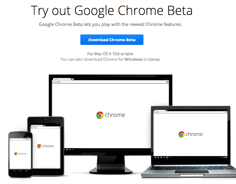 下载谷歌浏览器测试版