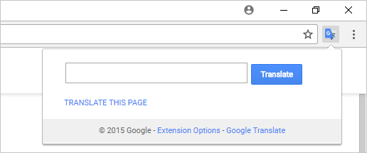 在 Chrome 中使用谷歌翻译扩展