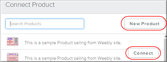 在 Weebly 中添加现有产品或新产品