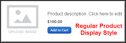 Weebly 常规产品展示风格