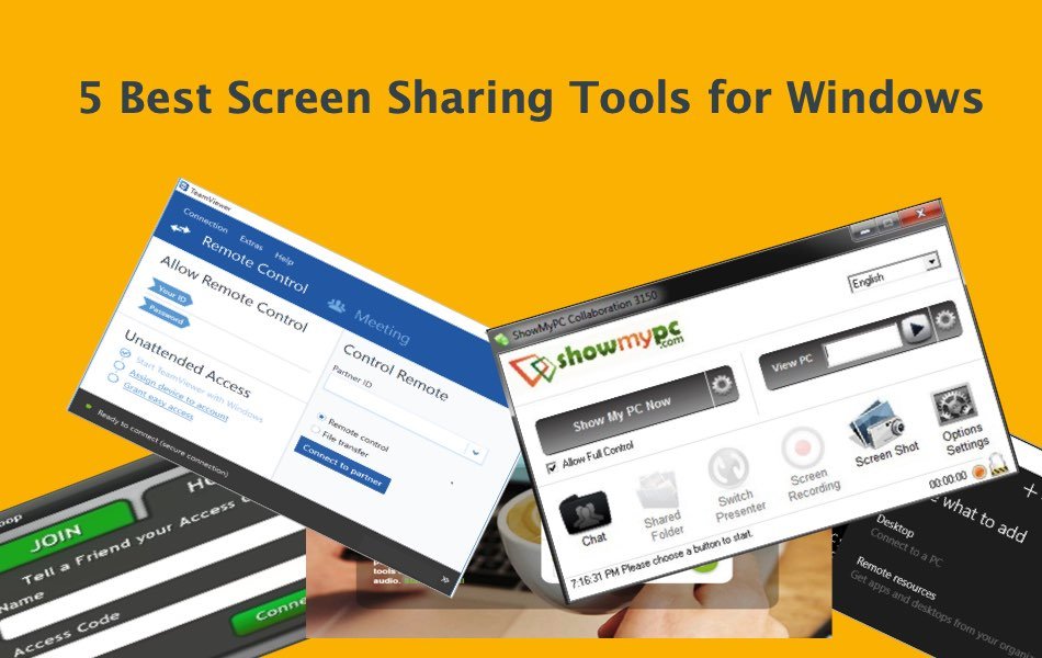 5 Best Screen Sharing Tools for Windows