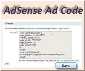 AdSense Ad Code