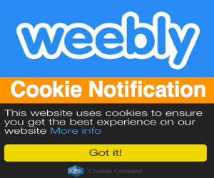 Add Cookie Notification in Weebly