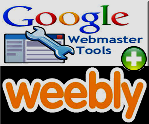 Add Google Webmaster Tools in Weebly