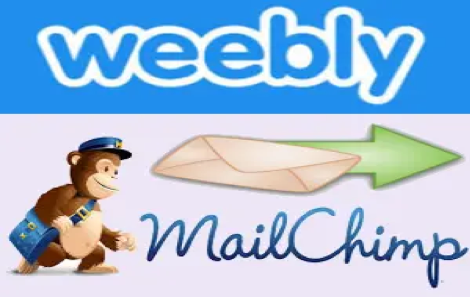 Add MailChimp in Weebly