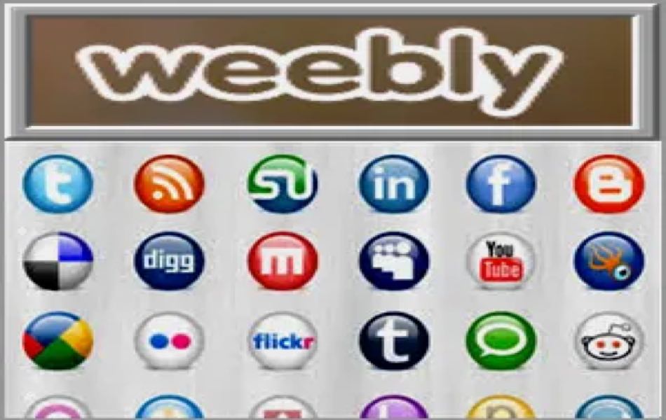 Add Social Icons in Weebly