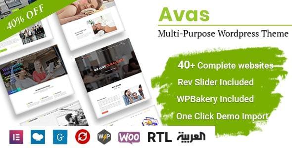 Avas Theme Multi Purpose WordPress