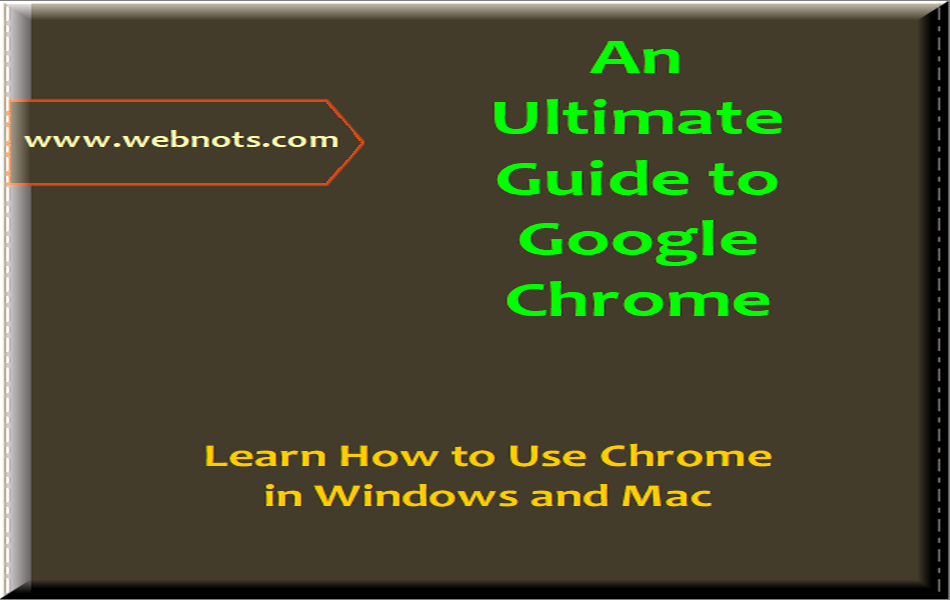 Beginners Guide to Google Chrome