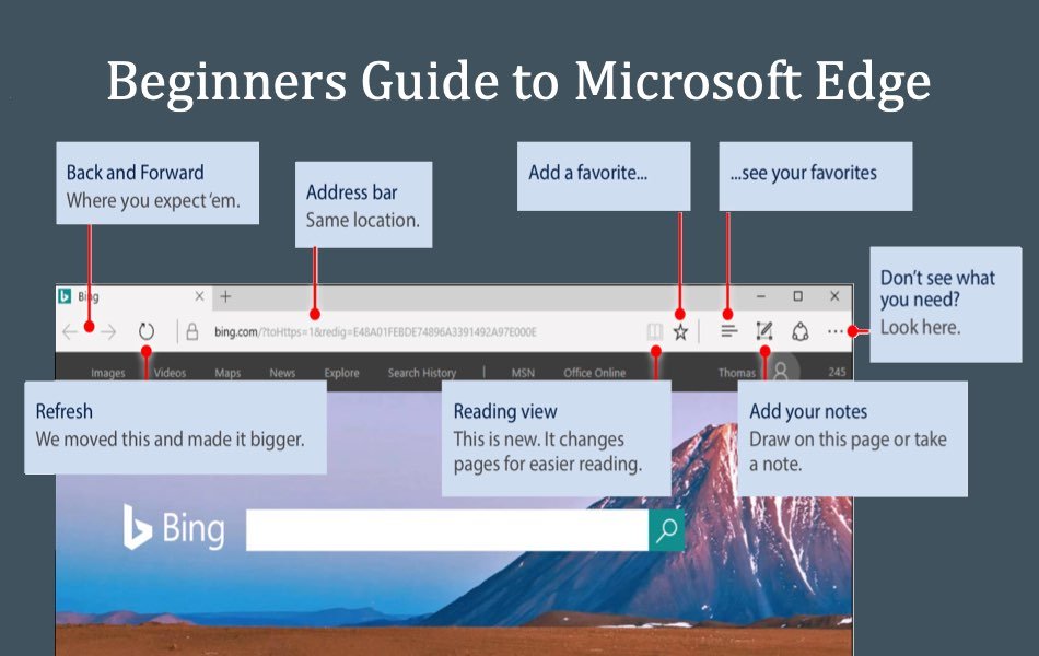 Beginners Guide to Microsoft Edge