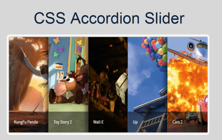 CSS Accordion Slider