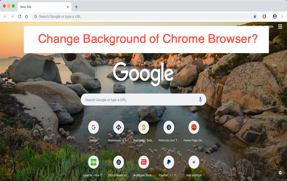 Change Background of Chrome Browser