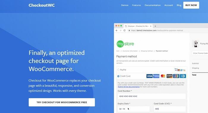 CheckoutWC Conversion optimized checkout template for WooCommerce