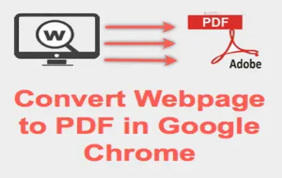 Convert Webpage to PDF in Chrome