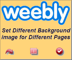 Different Background Image for Different Weebly Page