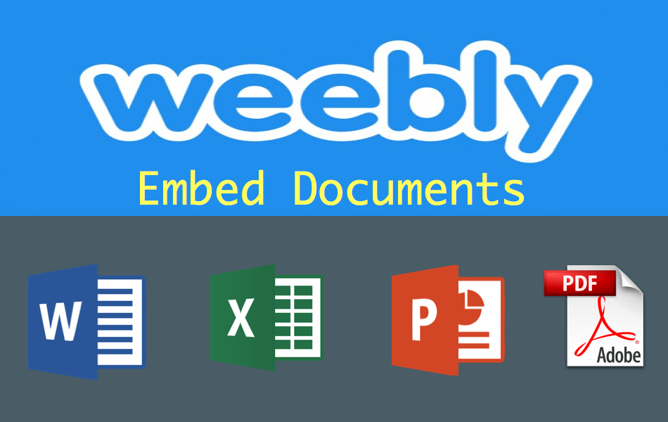 Embed Documents in Weebly