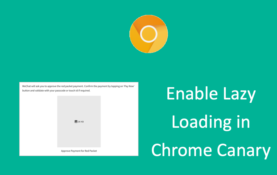 Enable Lazy Loading in Chrome Canary