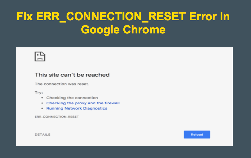 Fix err connection reset error in google chrome.png