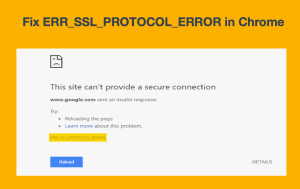 修复Chrome中的ERR_SSL_PROTOCOL_ERROR - INFOXIAO