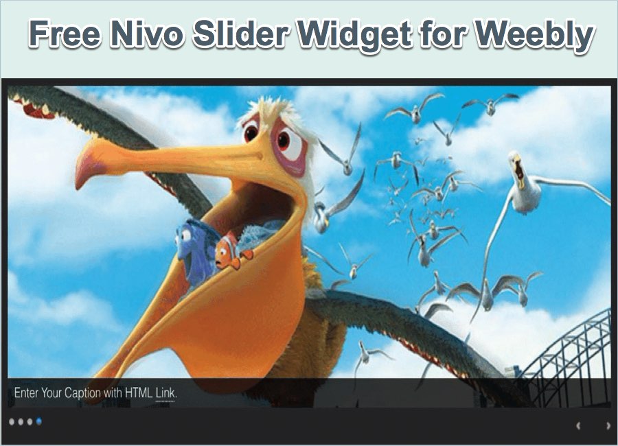 Free Nivo Slider Widget for Weebly
