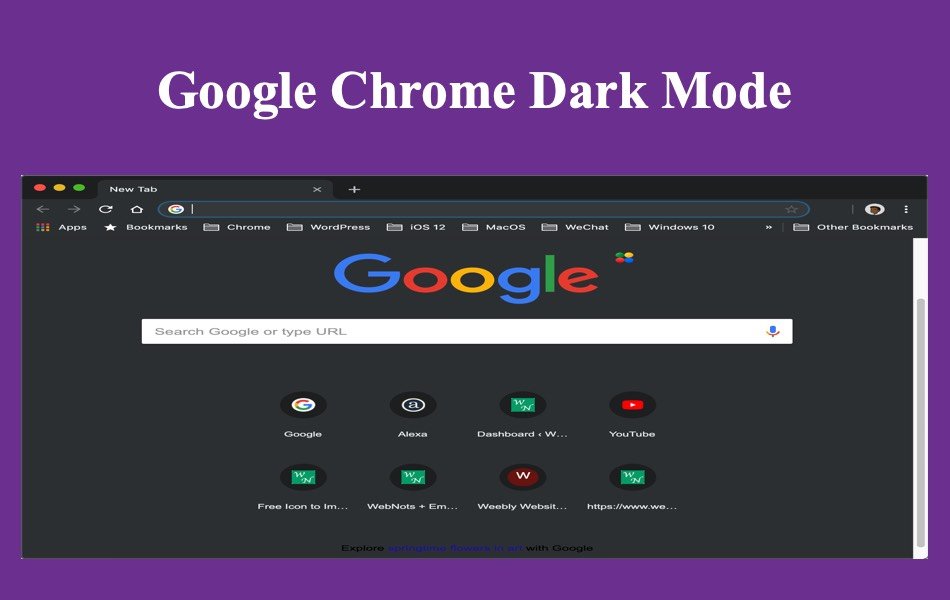 Google Chrome Dark Mode