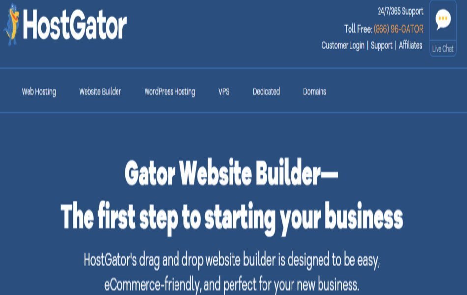 Gator Website Builder HostGator 网站建设者计划的审查