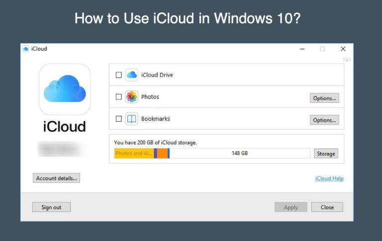 How to Access iCloud in Windows 10