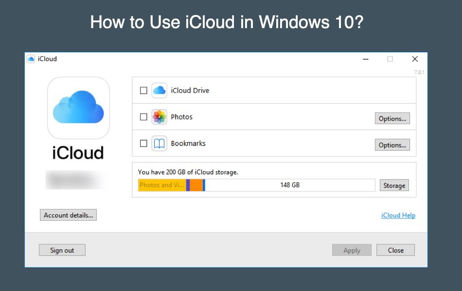 How to Access iCloud in Windows 10