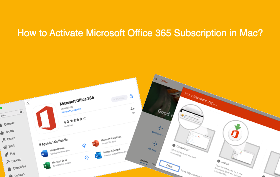 How to Activate Microsoft Office 365 Subscription in Mac