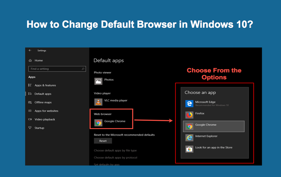 How to Change Default Browser in Windows 10