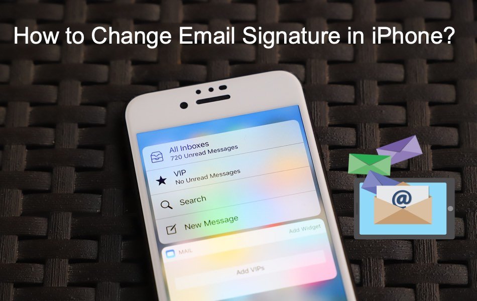 How to Change Email Signature in iPhone