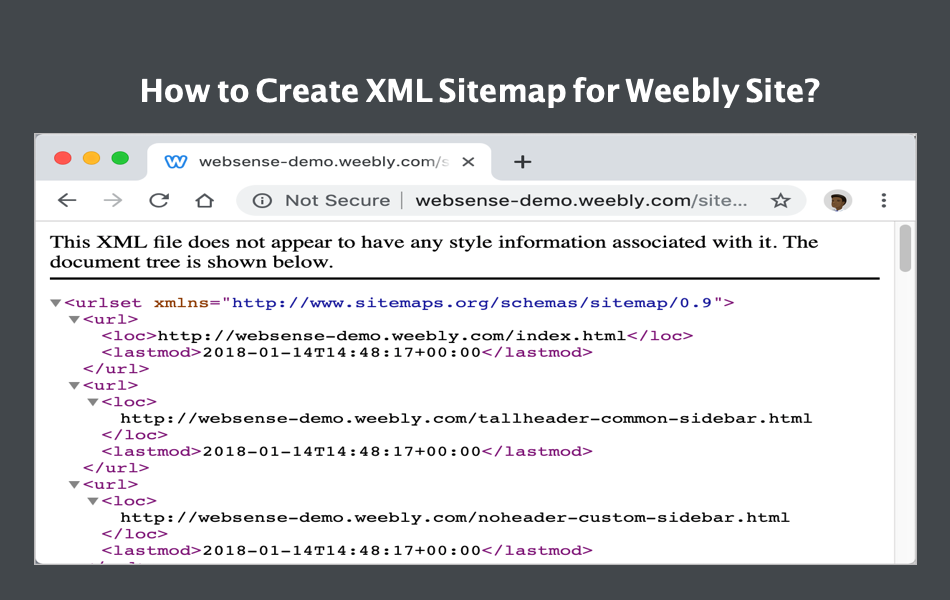 How to Create XML Sitemap for Weebly Site