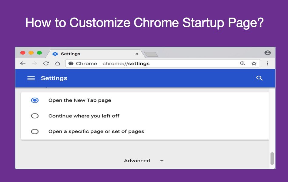 How to Customize Chrome Startup Page