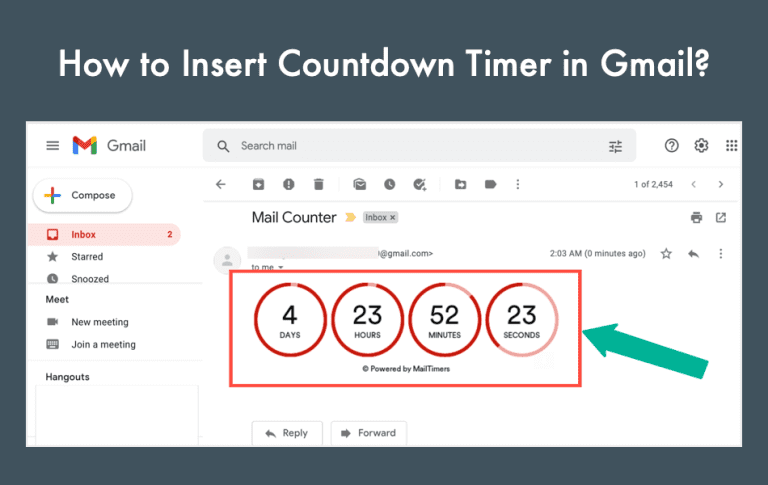 How to Insert Countdown Timer in Gmail
